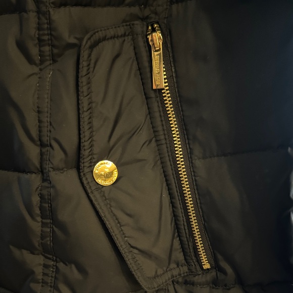 MICHAEL Michael Kors Black Puffer Jacket with Fur Trim - Picture 2 of 5
